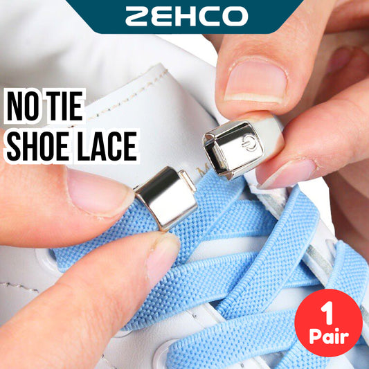 No Tie Shoe Laces Press Lock Shoe Laces Without Ties Strong Elastic for Kid Adult Tali Kasut 鞋带扣懒人鞋带