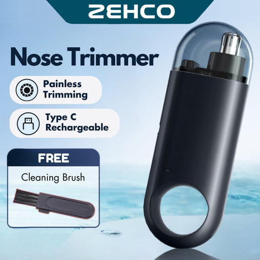 Nose Hair Trimmer Electric Nose Trimmer Painless Trimming Type C Rechargeable Portable Gunting Bulu Hidung 鼻毛修剪器